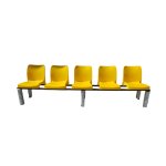 Waiting Room Bench - Yellow