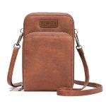 Sendefn Small Leather Crossbody Bag For Women Cell Phone Crossbody Purse Bags With Shoulder Strap MINI Shoulder Purses With 4 Ca