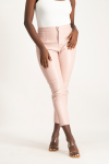 Esme Faux Leather Pants - Blush - M Blush