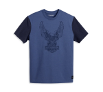 Men’s Road Captain Colorblock Tee – Colorblocked – Grey Blue