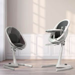 Mima Moon High Chair White - White Black