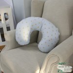 Feeding Pillow Cover Yellow Dots
