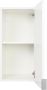 Bathroom Cabinet Wall Mounted Essential 1 Door Glossy White 620X300MM