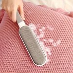1PC Reusable Double-sided Lint Remover Brush For Pet Hair Dust - Manual Electrostatic Cleaning Brush Without Battery For Clothes