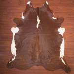 Aa Grade Cow Hide 360 Brown white XL - Extra Large Brown white Panelled