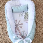 Baby Nest Baby Sleeping Pod Duck Egg Farm Pattern Boy