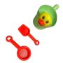 3 Piece Beach Bucketsand Toy Playkit - Duck Shaped Bucket & 2 Spades