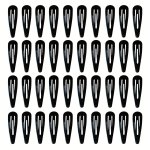 40PACK Stylish Metal Snap Hair Clips For Women Perfect For Everyday Use And Special Occasions