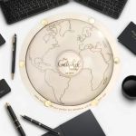 Personalized Coin Box Travel Gift Wooden Coin Display Box With Slot On Top Coin Keepsake Box Adventure Travel Coin Box Coin Coll