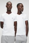 Guess Caleb Hero V Neck Short Sleeve 2PACK - Optic White