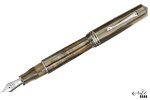 Leonardo Momento Zero Grande Fountain Pen Sand With Rhodium Trim M