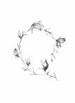 Floral Sketch 4 Art Print - A1