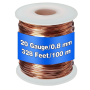 99.9% Dead Soft Copper Wire 20 Gauge/ 0.8 Mm Diameter 100 M 1 Pound