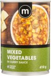 M Mixed In Curry Sauce Vegetables