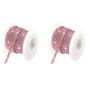 2 Pieces 500CM Bling Car Trim Self Adhesive Bling Car Accessories