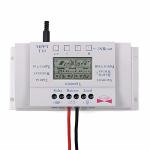 Bxe Solar Charge Controller 40A 12V/24V Pwm Solar Panel Regulator Charge Controller With Lcd Display
