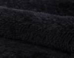 Smte Light Fluffy Shaggy Rug carpet Black With Keychain