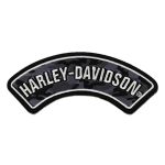 Harley-davidson 5 In. Embroidered Camo Rocker Emblem Sew-on Patch – Black
