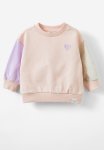 Cotton On Alma Drop Shoulder Sweater - Pink Pearl heart Colourblock