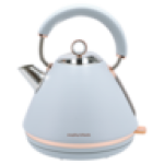 Morphe Morphy Richards Accents Rose Gold Collection Grey Pyramid Kettle 1.5L