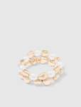 Tully 2 Pack Bracelets - 0 Pearl gold