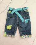 Grey Denim Jeans With Colourful Patches 3 6M