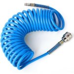 1PCS 8MM Polyurethane Air Compressor Hose 5M Blue Retractable Hose Quick Coupler