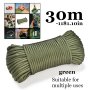 GREE N Nylon Rope 30.0METER High Strength Nylon Rope For Camping Survival Fishing And Hiking