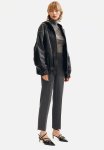Tapered Jersey Trousers - Dark Grey Marl