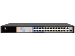 24 Port Fast Ethernet Ai Poe 250W 2 Gigabit 1SFP Switch
