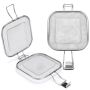 2 Pack Sandwich Grill Broodjie Basket Stainless Steel Braai Broodjie Basket