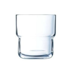 Tumbler Glass Arc Log Tumbler 160ML Tempered Set Of 6
