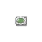 Composable Link Green Aventurine And Silver