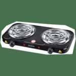 Sunbeam SDS-250B Double Solid Hotplate Black 2000W