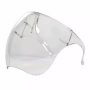 Protective Transparent Anti-fog Face Shield With Glasses & Eye Shield