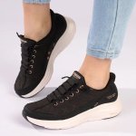 Skechers Contour Foam Sneaker - Black Ros - 8