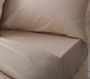 Chic Linen Luxurious Fitted Sheet Natural - Size: Double