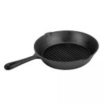 Cast Iron Round Griddle Pan 26CM - Black