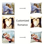 1PC Customized Pillow Cover Home Decoration Valentine's Day Christmas Thanksgiving New Year Pattern Family Gift Wedding Annivers