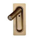 Atlantis Recessed LED Reading Wall Light White Black Bronze - White