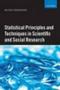 Statistical Principles And Techniques In Scientific And Social Research   Paperback