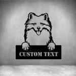 Samoyeds With Custom Text - 450MM Grey