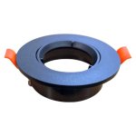 Plastic Fitting For Downlight Black 9CM