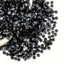 Black Glass Crystal Rhinestones 1000/500PCS - Assorted Sizes 3/4/5/6MM Flatback Non-hotfix For Nail Art Jewelry Bags & Clothing Decor