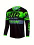 Men's Color Block Cycling Jersey Quick Dry Breathable Moisture Wicking Long Sleeve Mtb Shirt For Biking Riding Sports