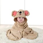 Gucilulu Hooded Baby Towel - Premium Soft Bath Towel For Baby Newborn Infant - Ultra Absorbent Natural Baby Stuff Towel Soft Cor