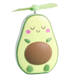 USB Rechargeable Hand-held Cute Avocado MINI Portable Handheld Fan