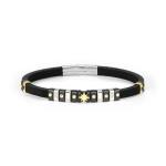 City Bracelet With Wind Rose Symbol With Coloured Details