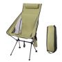 Aluminum Alloy Folding Camping Chair Portable Compact Outdoor Seat