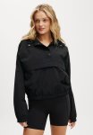 Cotton On Tempo Half Zip Panelled Anorak - Black